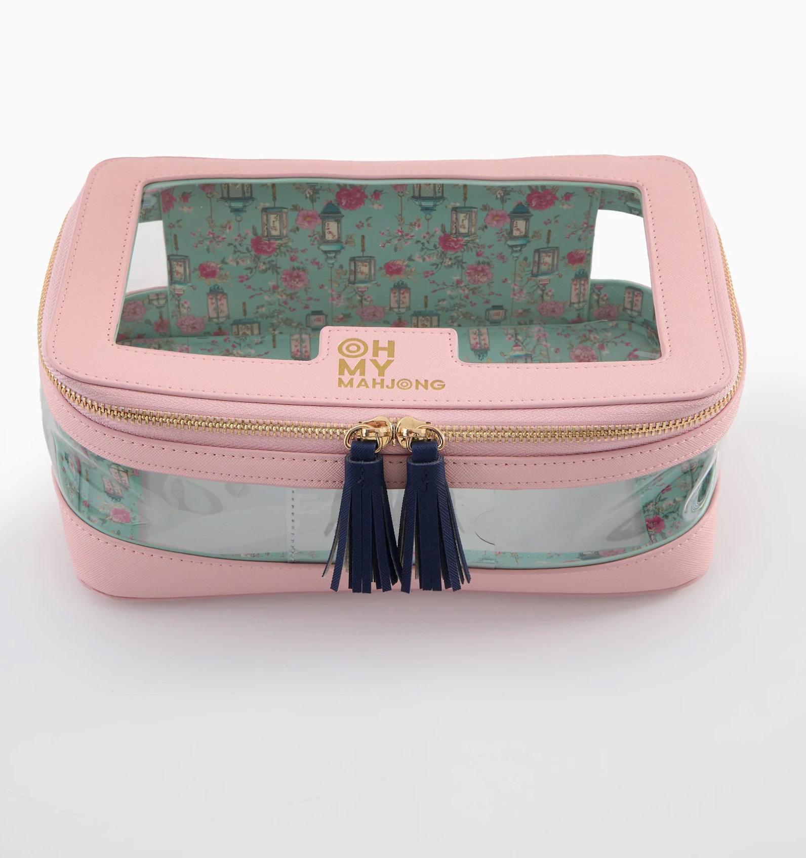 Oh My Mahjong Light Pink Tile Storage Bag