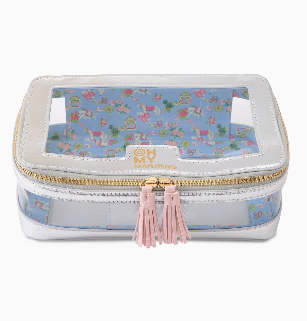 Oh My Mahjong Silver Tile Storage Bag