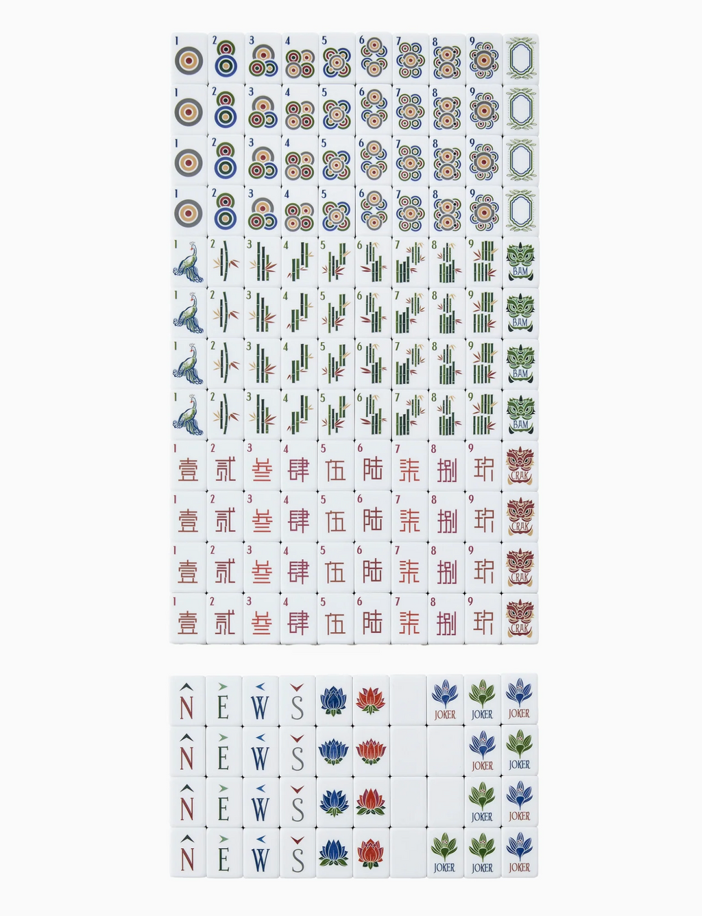 Oh My Mahjong Heritage Mahjong Tile Set