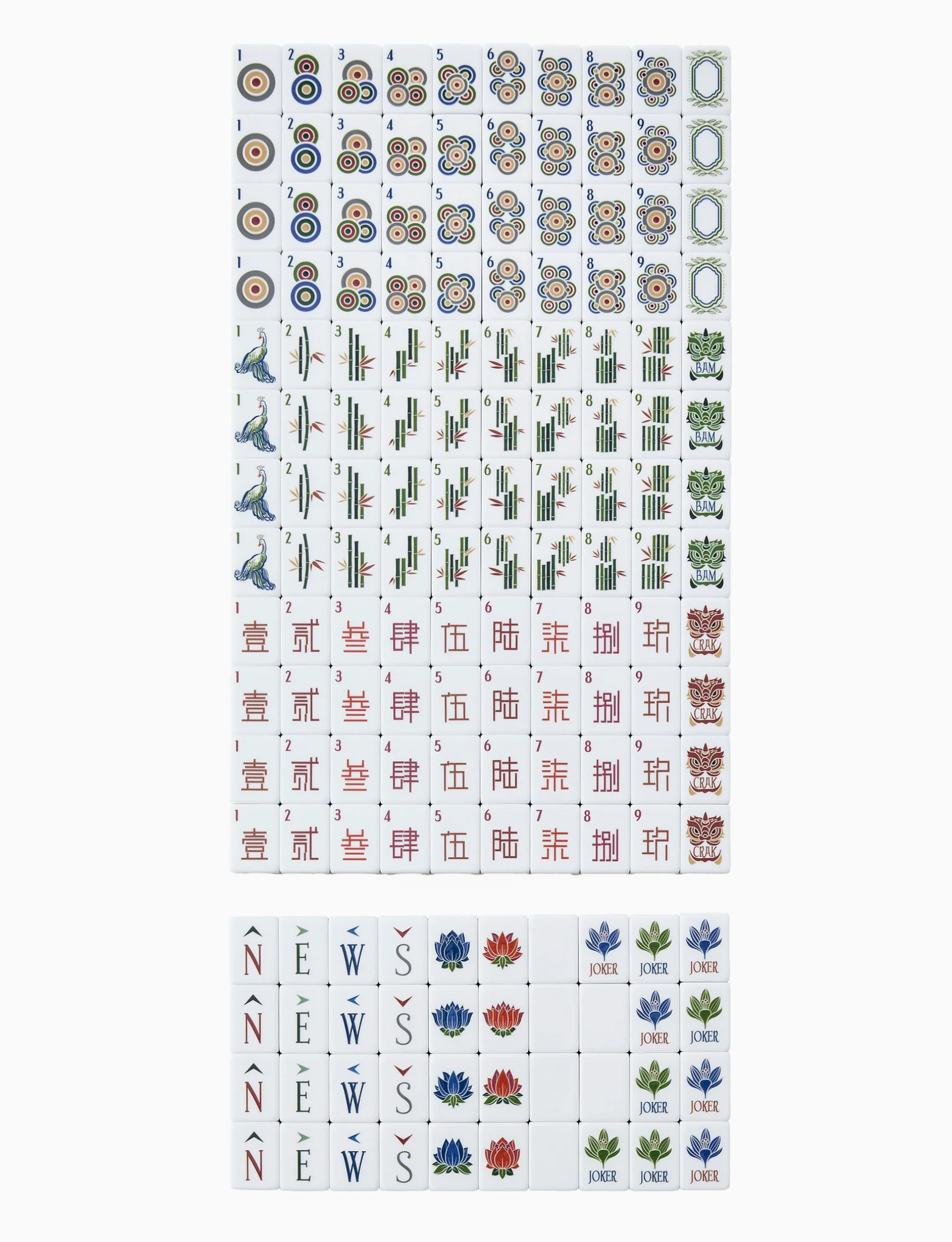 Oh My Mahjong Heritage Mahjong Tile Set