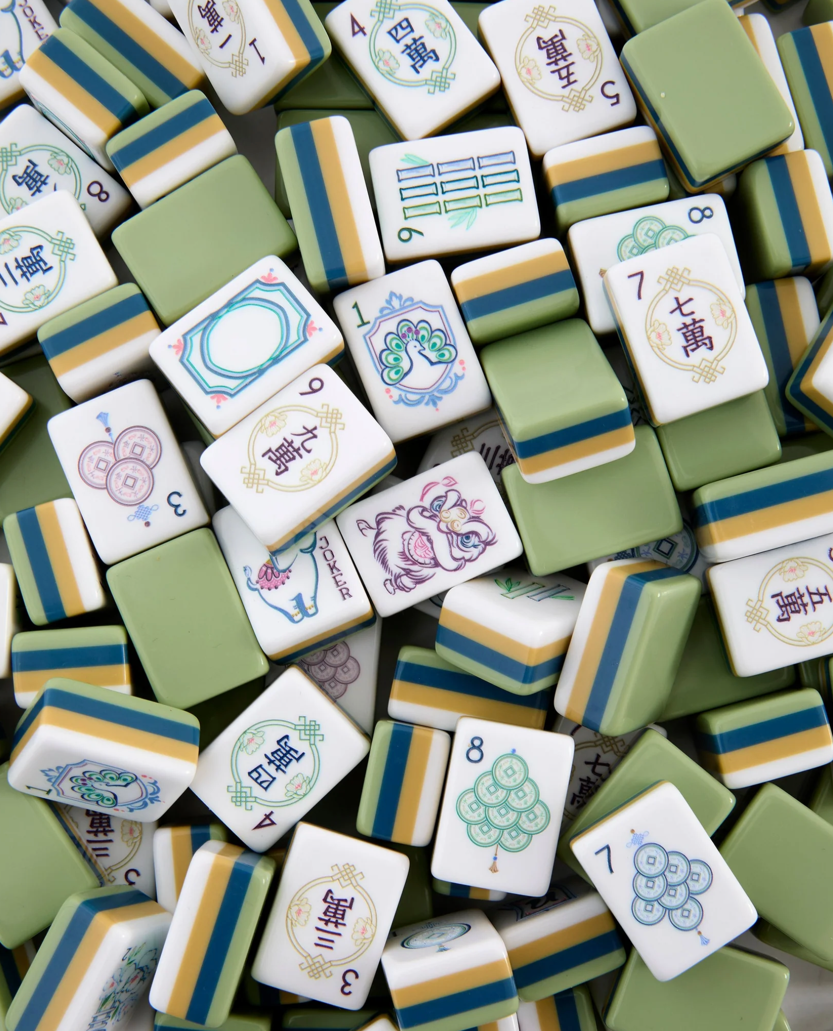 Oh my Mahjong Willow Mahjong Tile Set