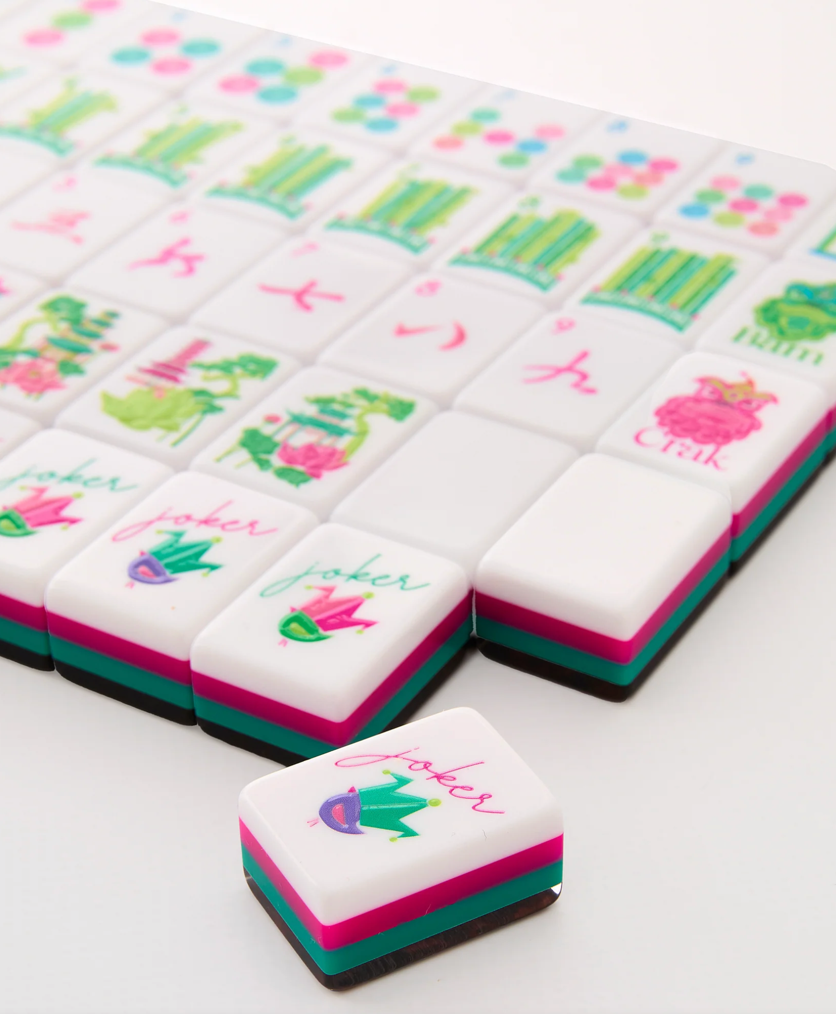 Oh My Mahjong Glow Wild Tile Set
