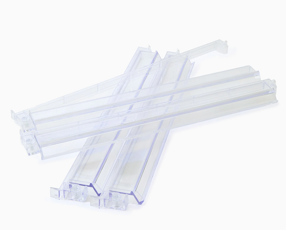 Oh My Mahjong Clear Acrylic Rack and Pushers Set 18.5 in