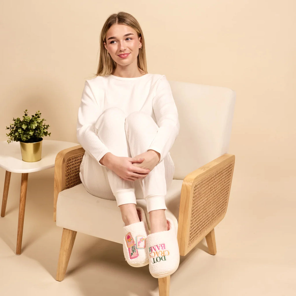 The Darling Effect Mahjong Slippers