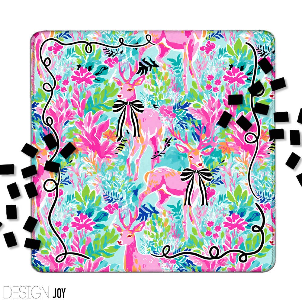 Mahjong Mat 31", Neoprene, Holiday, Christmas, Winter: Party Animal / Neoprene with bag
