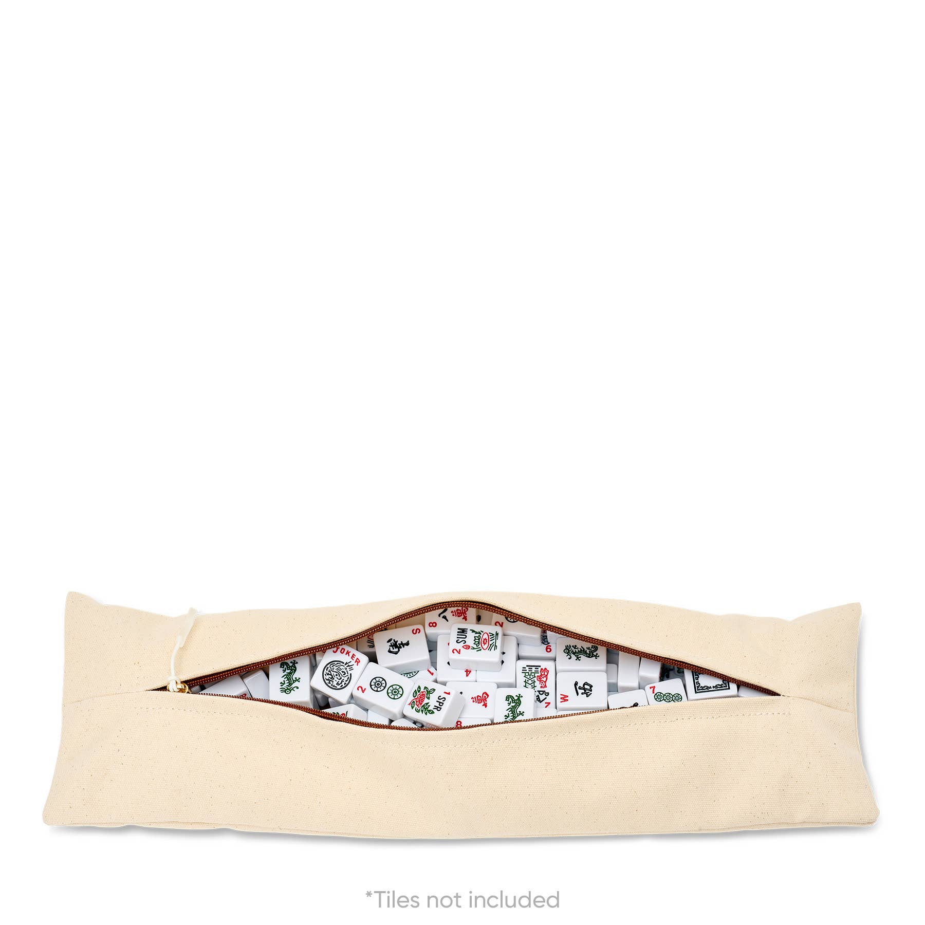 "Margo" Mahjong Tote (Personalizable): Natural