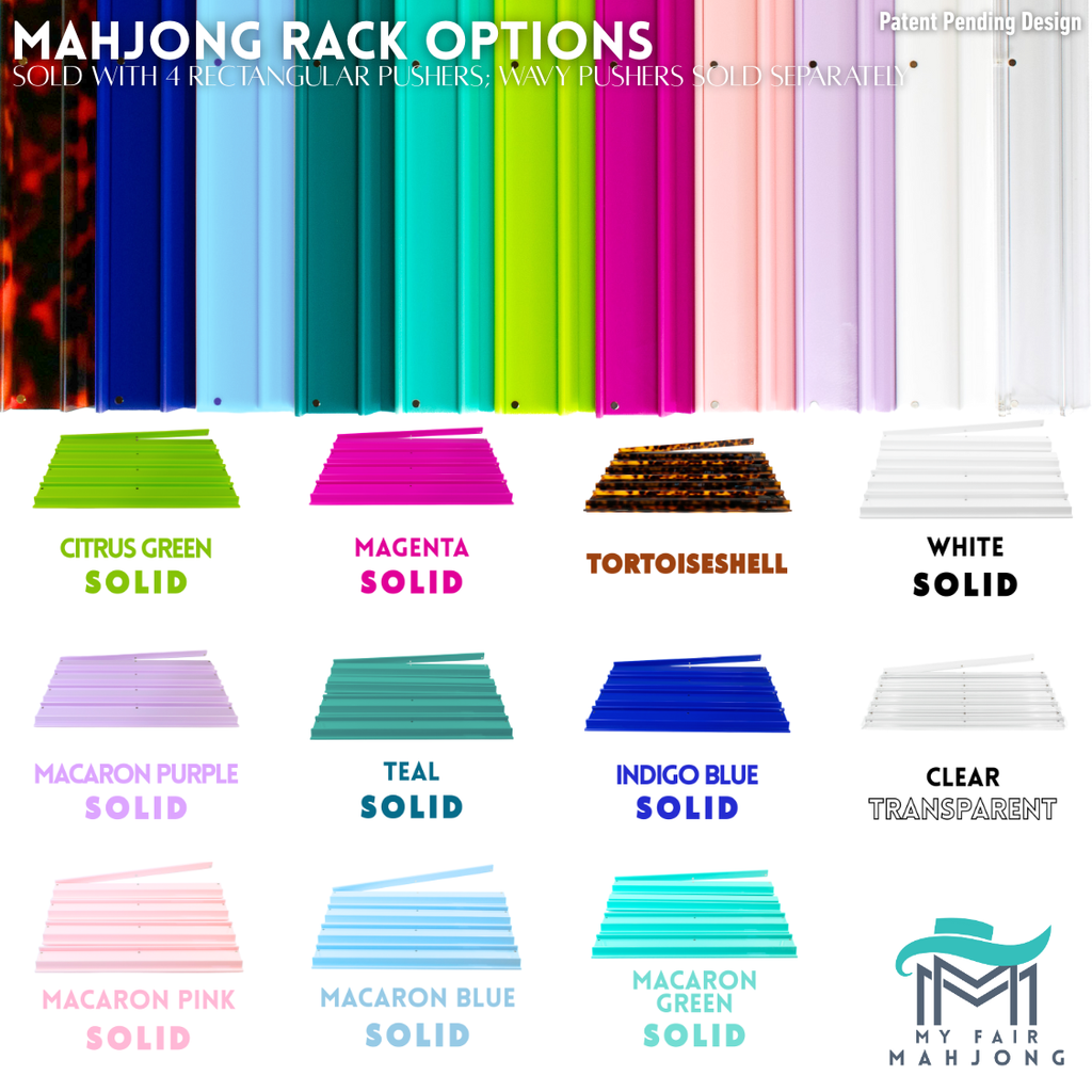 My Fair Mahjong Acrylic Mahjong Racks