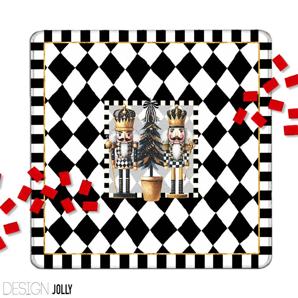 Mahjong Mat 31", Neoprene, Holiday, Christmas, Winter: Party Animal / Neoprene with bag