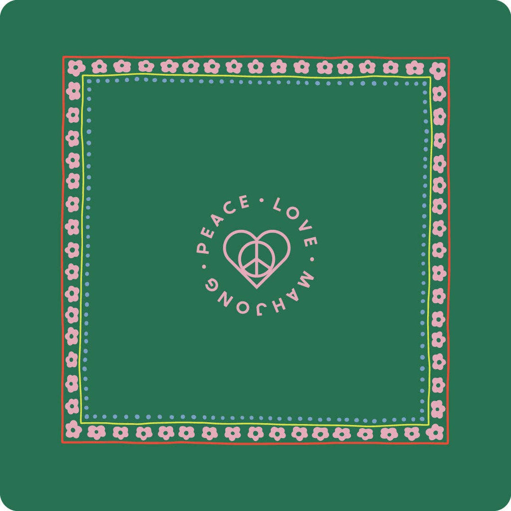 Mats: Light Pink with Chartreuse & French Blue