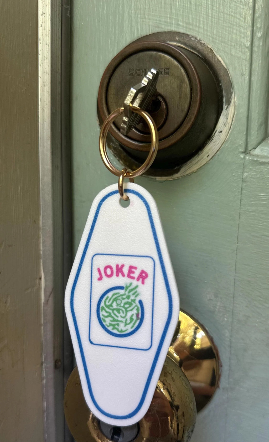 Mahjong Motel Keychain