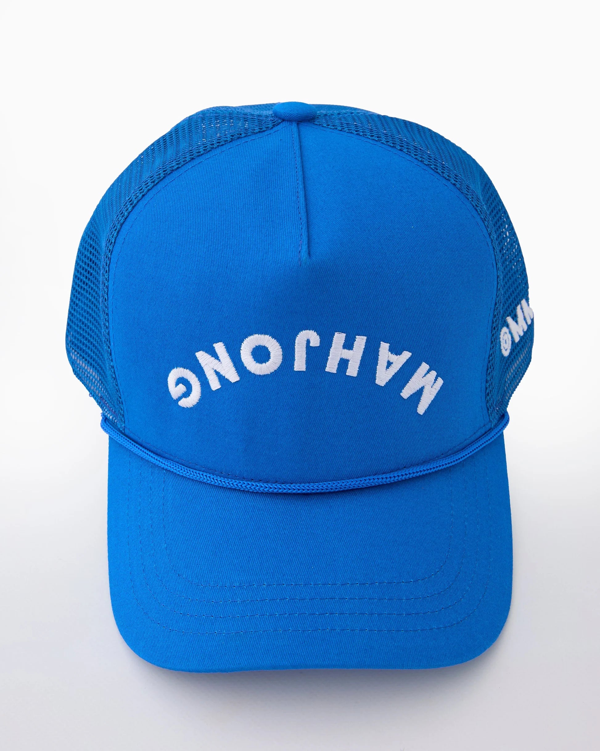 Blue Mahjong Flip Hat Oh My Mahjong