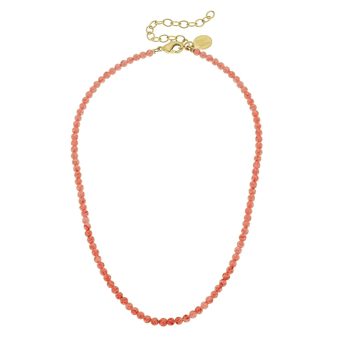 Alys Necklace: Light Pink
