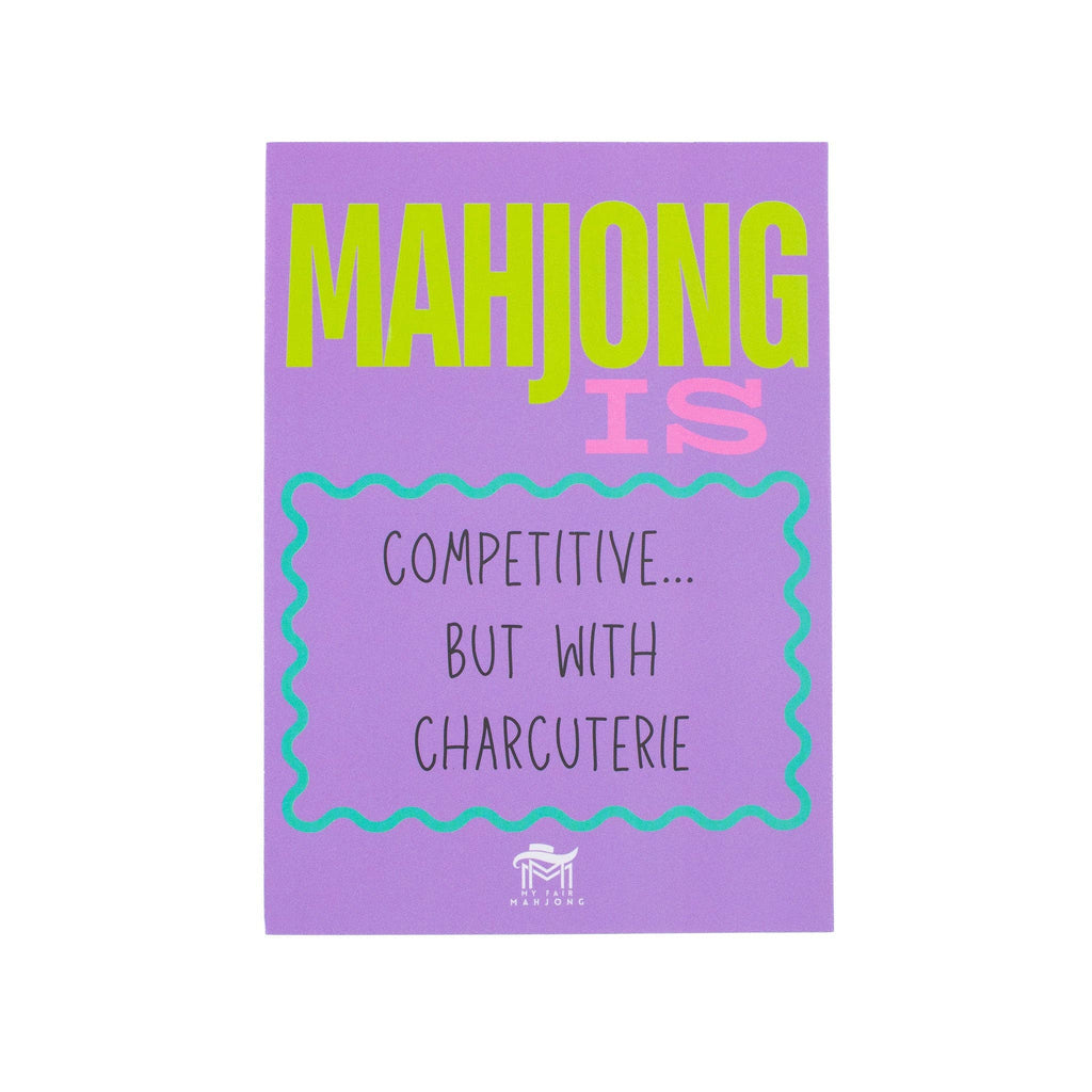 My Fair Mahjong “Mahjong Is A Harmless Cult” Shuffle Card