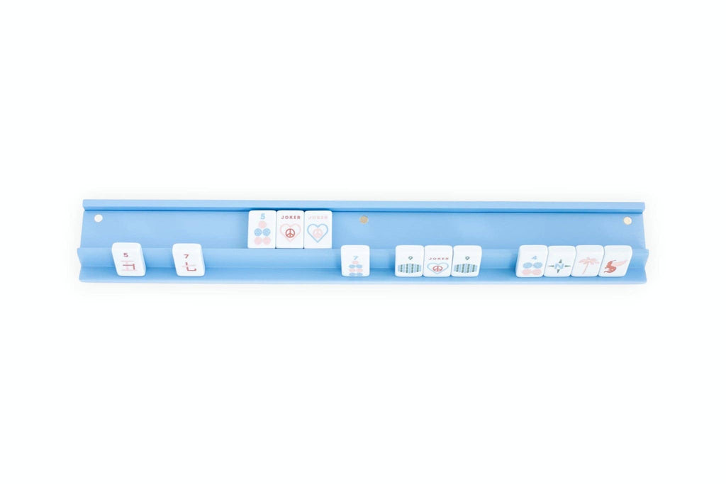 Mahjong Racks & Pushers (Set of 4): Purple
