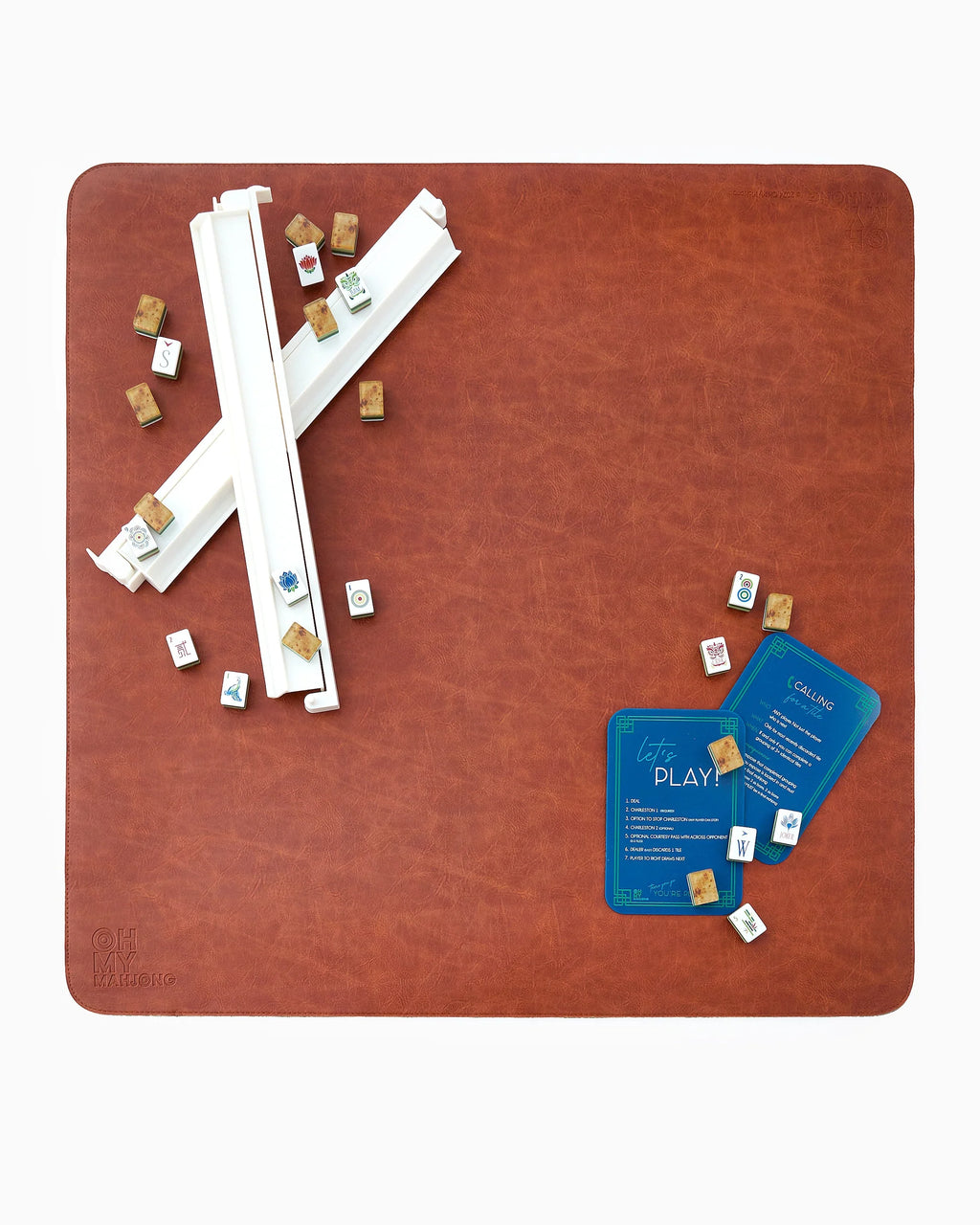 Oh My Mahjong Cognac Mat