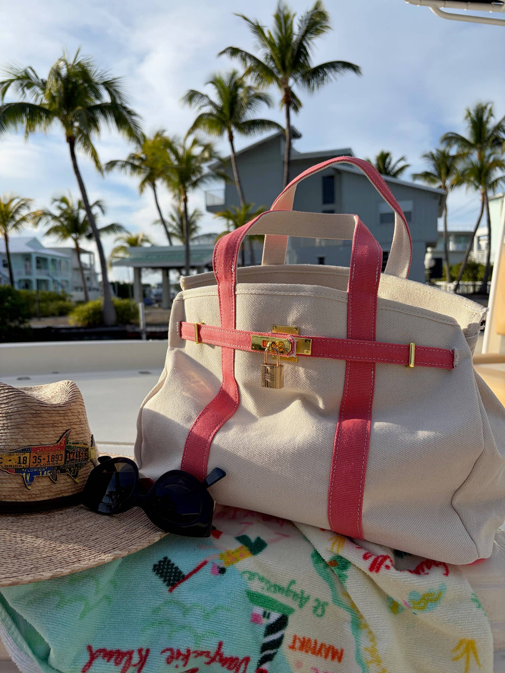 Boatkin Tote Bag - Pink
