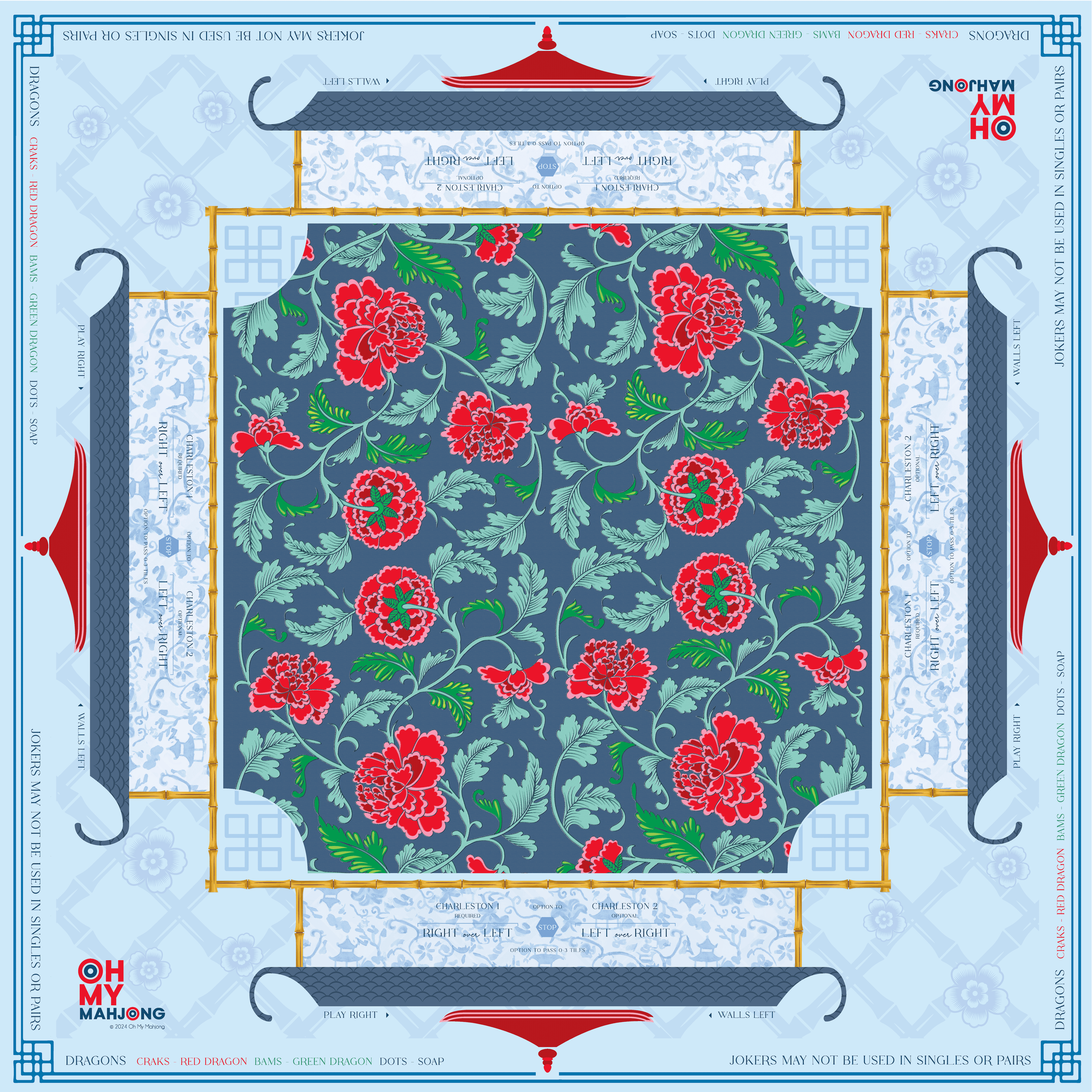 Oh My Mahjong Liberty Mat in Tube
