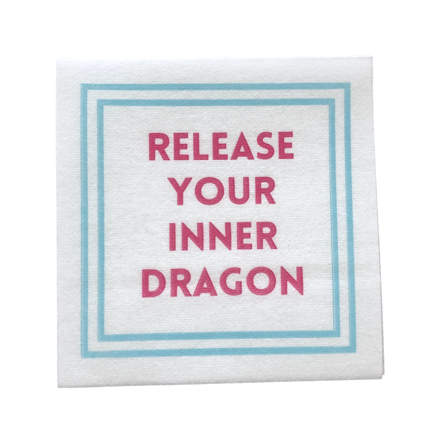 MAHJONG NAPKINS | 5'' x 5'' Luxury, Linen-Feel, Eco-Friendly: 09- Friends Don't Miss Mahjong
