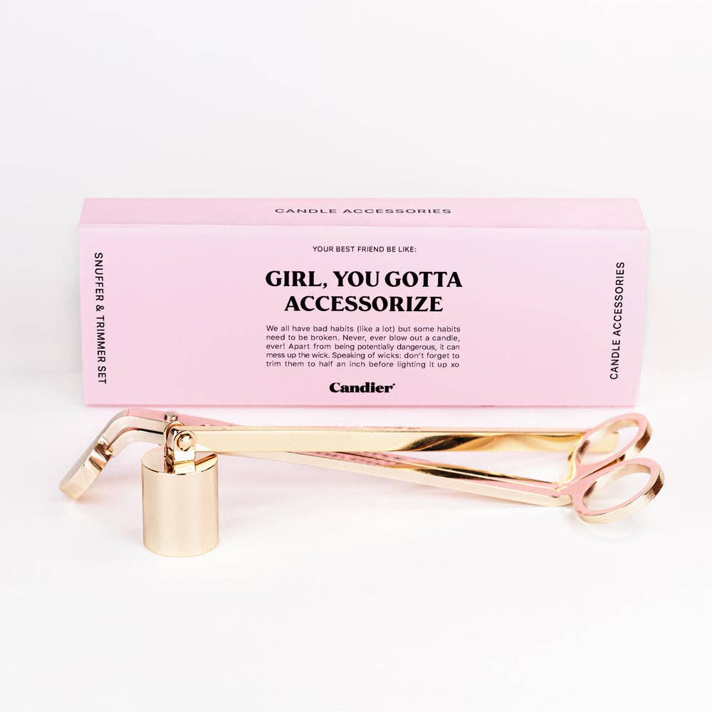 Snuffer + Trimmer Set: Gold