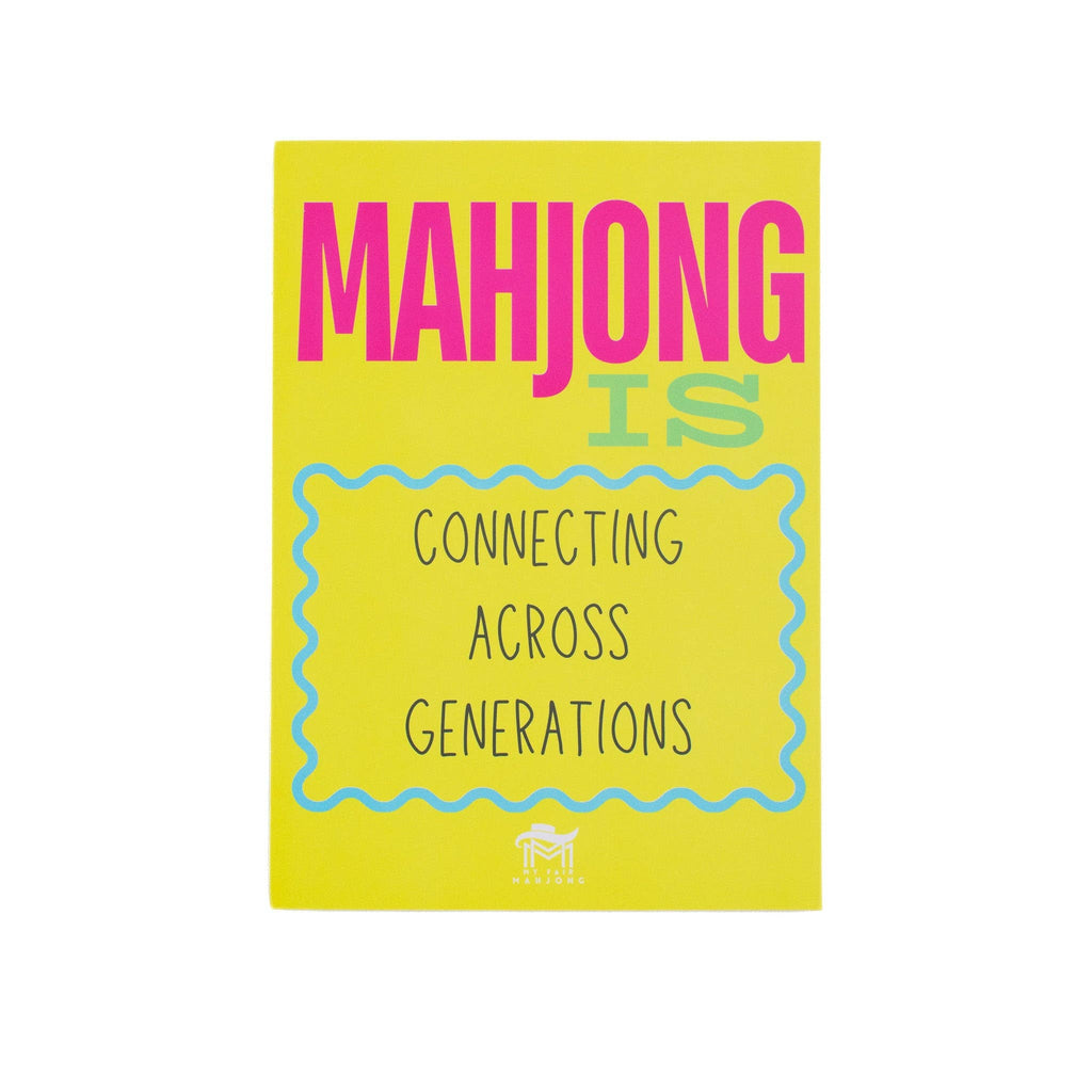 My Fair Mahjong “Mahjong Is A Harmless Cult” Shuffle Card