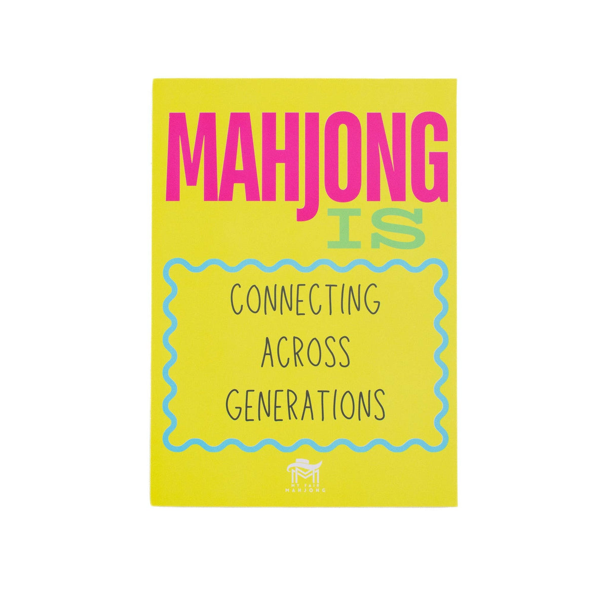 My Fair Mahjong “Mahjong Is A Harmless Cult” Shuffle Card