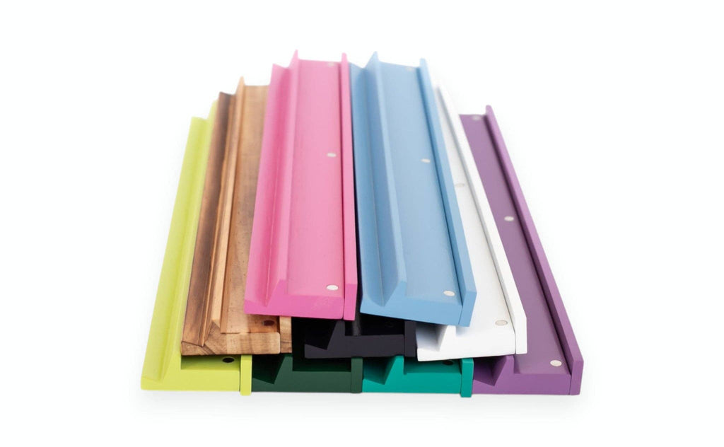 Mahjong Racks & Pushers (Set of 4): White