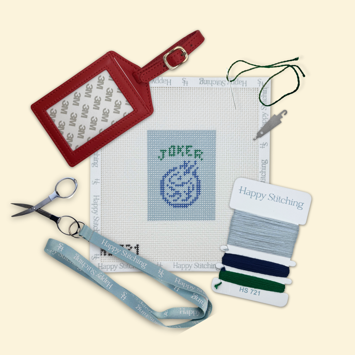 Happy Stitching Needlepoint Kit The Wild Tile