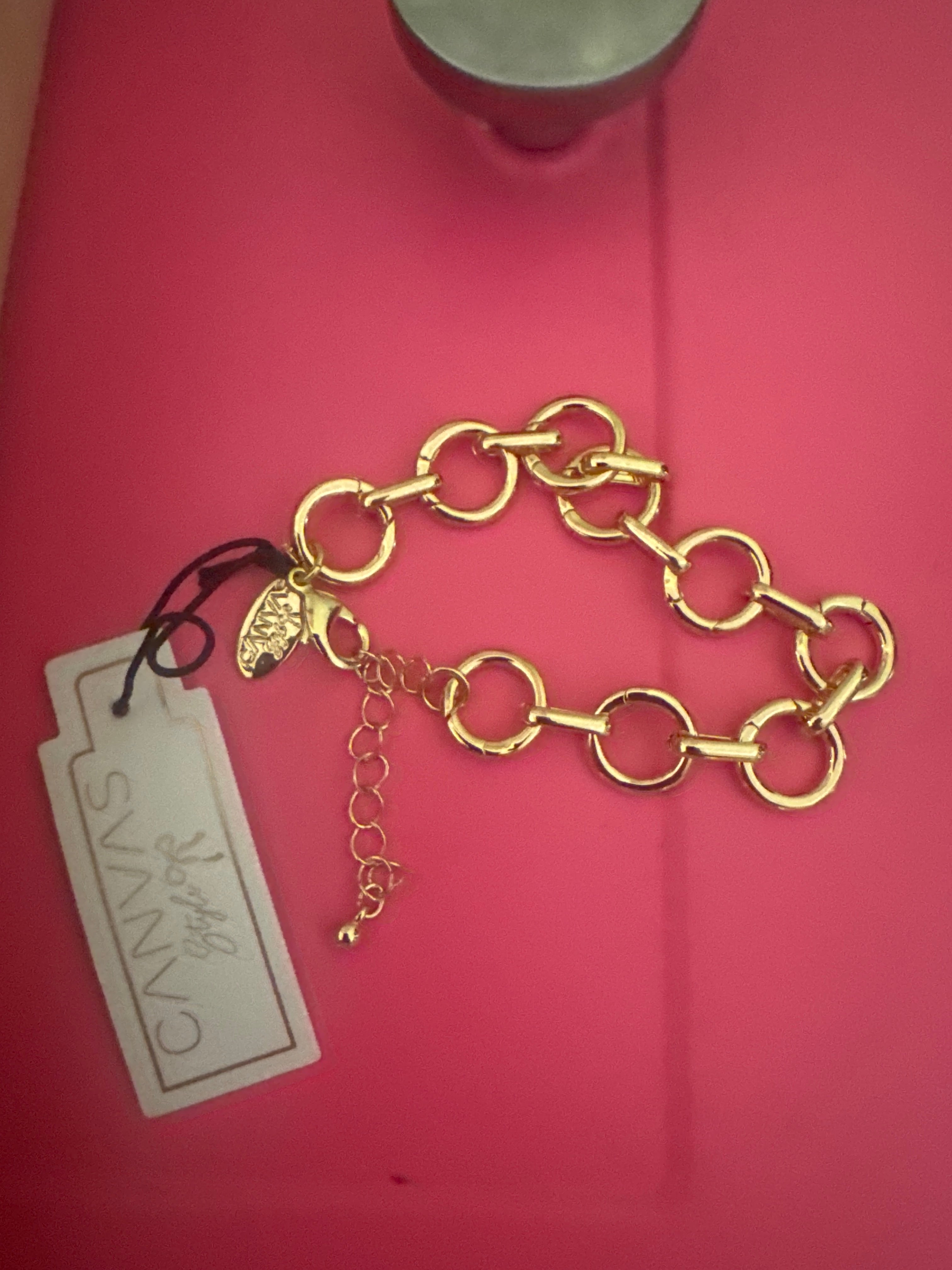 Canvas Charm Bracelet