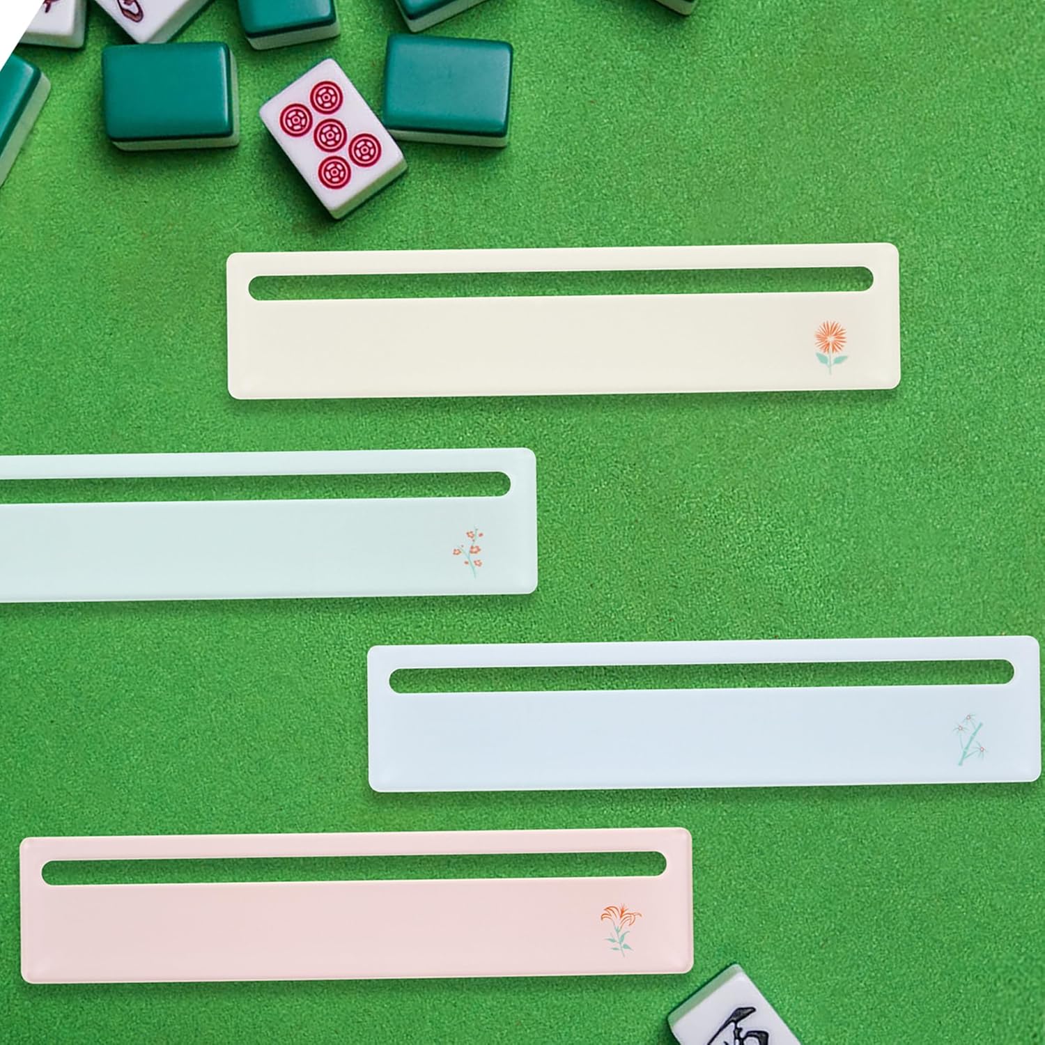 Mahjong Card Line Reader Strips - Acrylic
