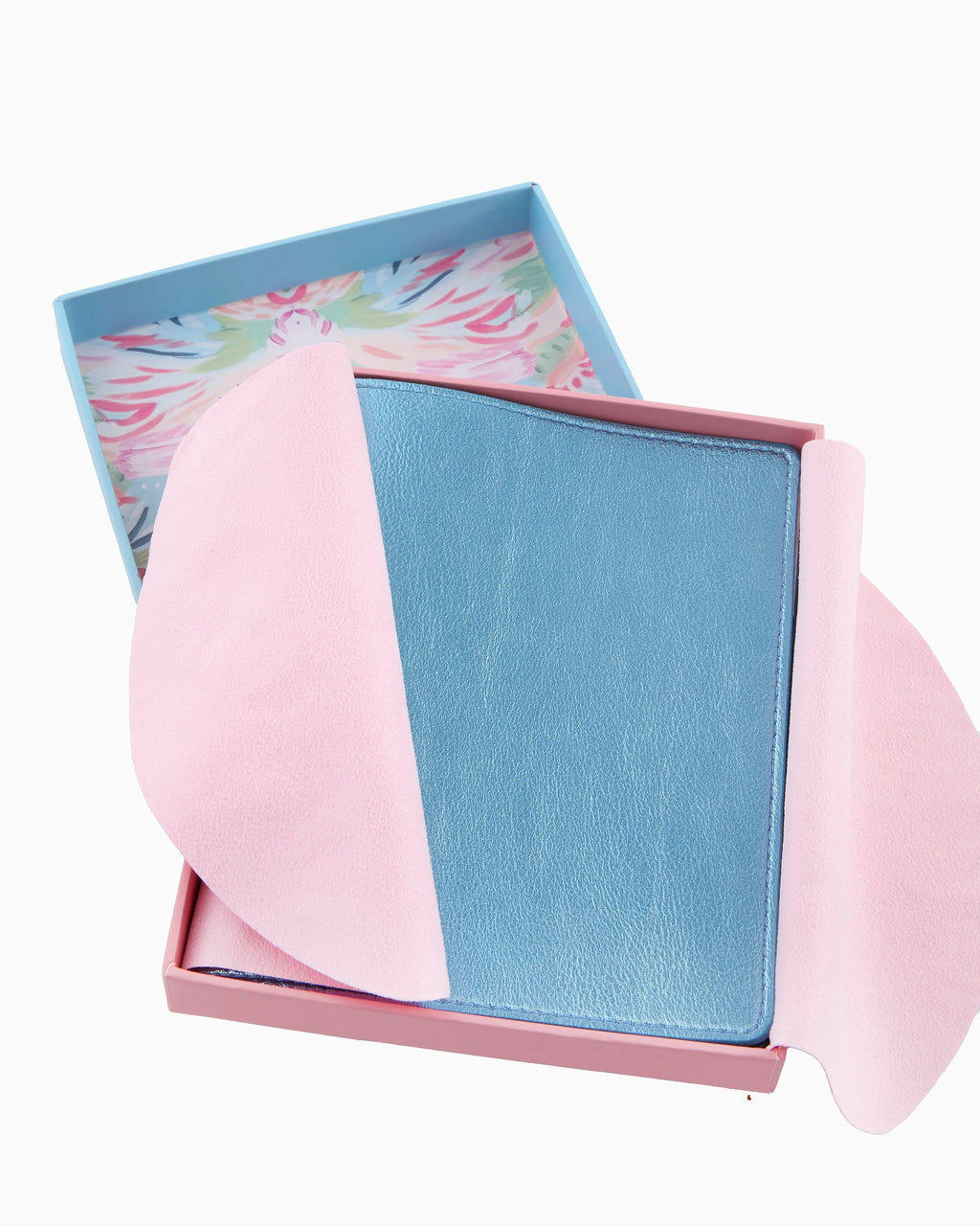 Oh My Mahjong Metallic Light Blue Card Folio