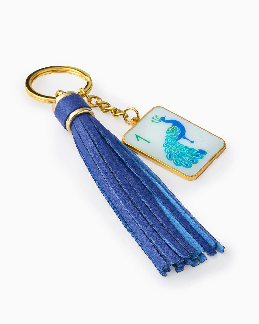 One Bam Keychain Oh My Mahjong