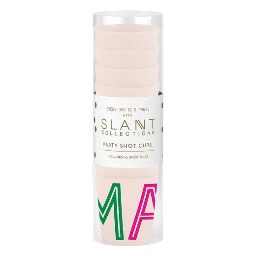 Slant Mahj Shot Glasses 10ct